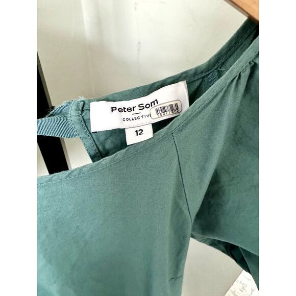 Peter Som Aqua Green Dress Open back Tie Dress - Picture 3 of 6